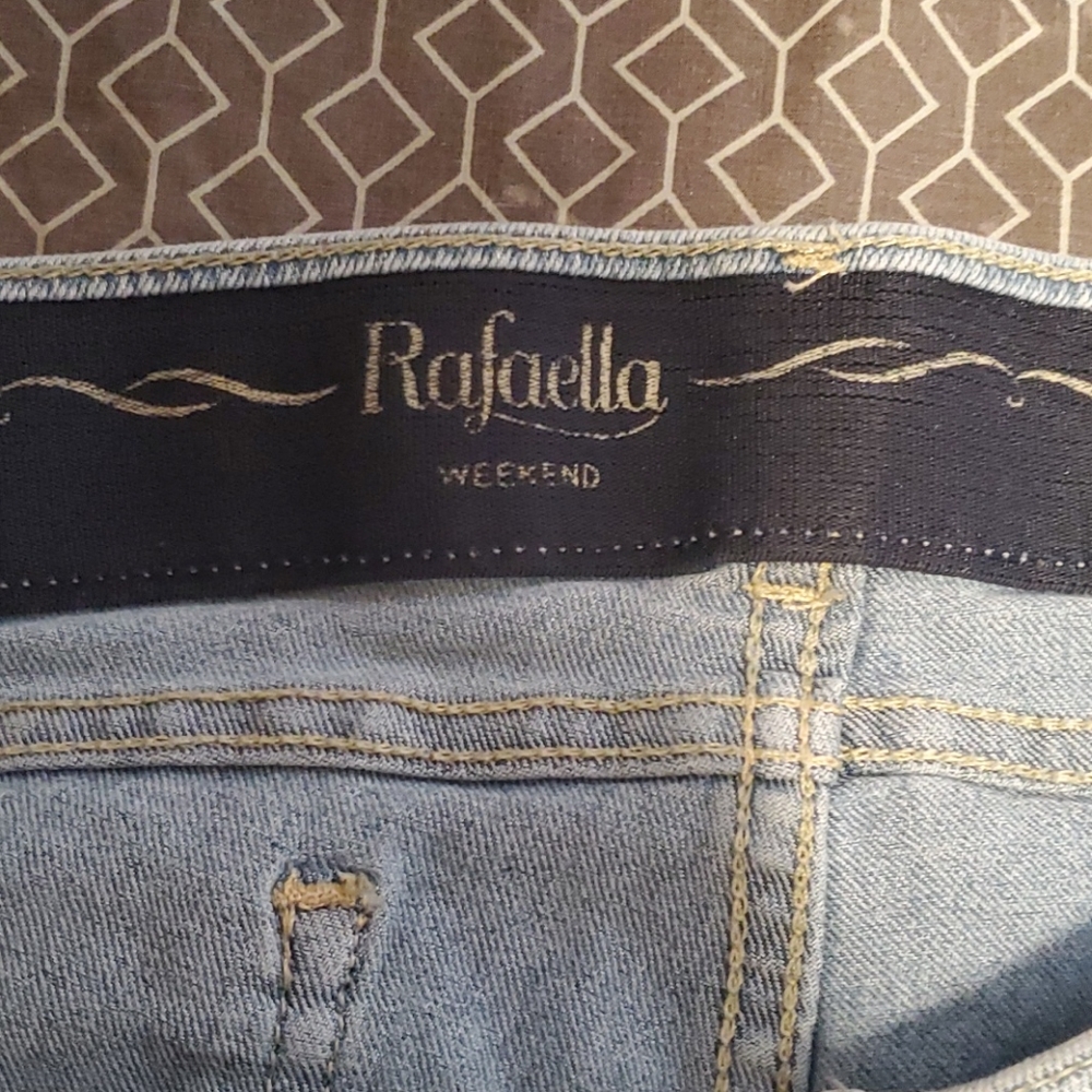 Plus Size (14) Cropped jeans 👖 Raffaello Weekend Style - Picture 2 of 4